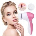 6-in-1 Deep Pore Facial Cleansing Brush for Clear & Glowing Skin